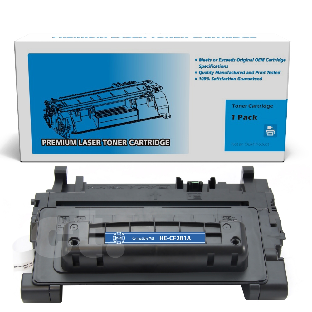 HP CF281A 81A Compatible Black Standard Yield Toner Cartridge -1 Pack