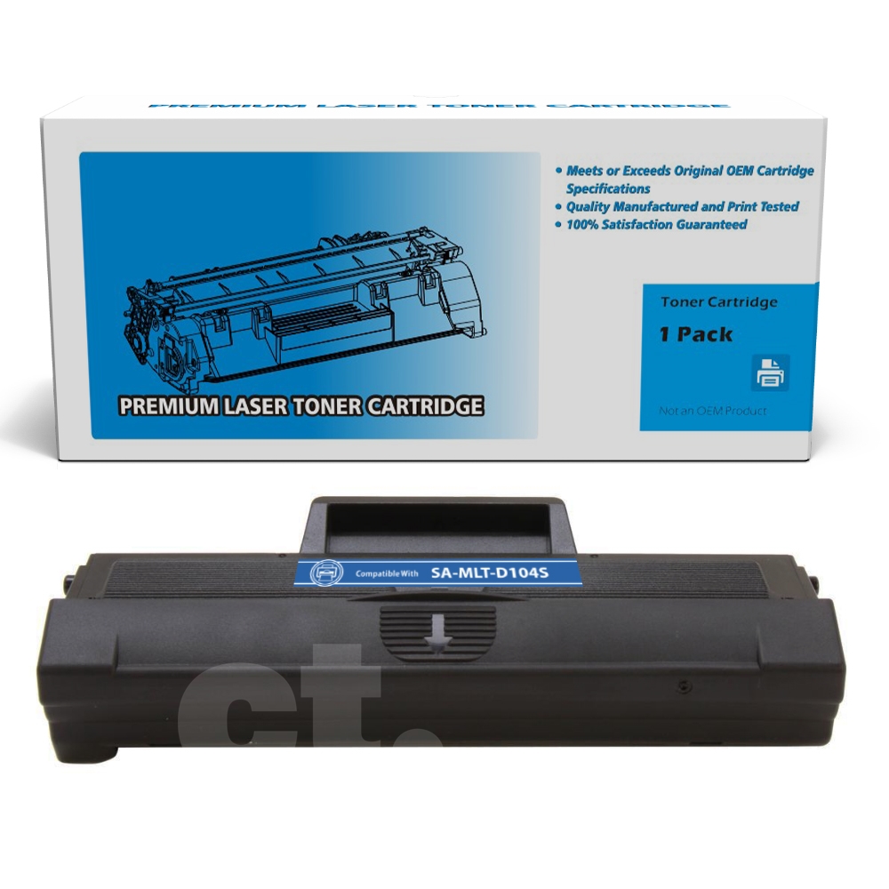 Samsung MLT-D104S MLTD104S Compatible Black Standard Yield Toner Cartridge -1 Pack