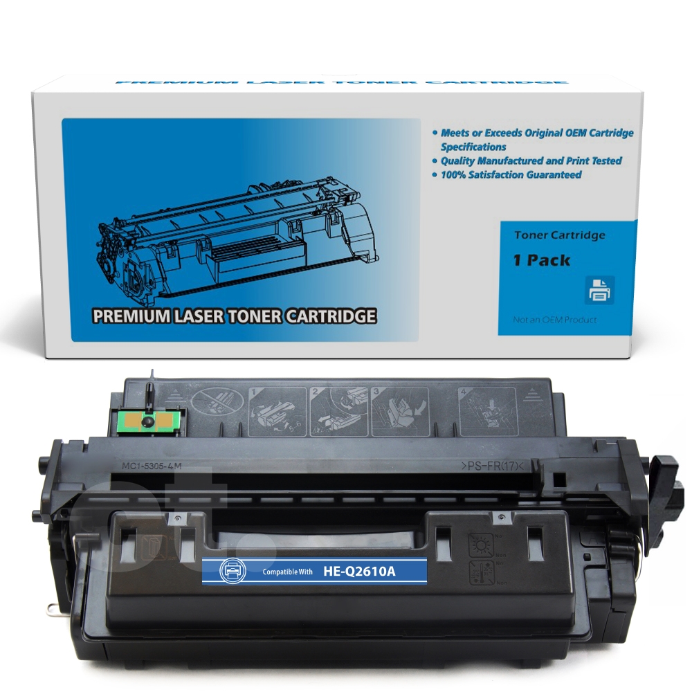 HP Q2610A 10A Remanufactured Black Standard Yield Toner Cartridge -1 Pack