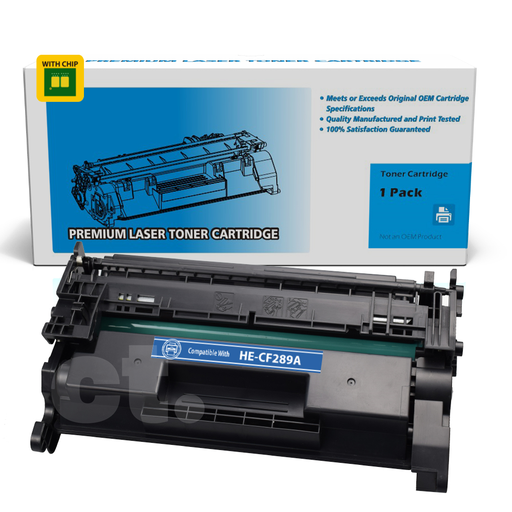 [162140123473] [With Chip] HP CF289A Compatible Black Standard Yield Toner Cartridge - 1 Pack