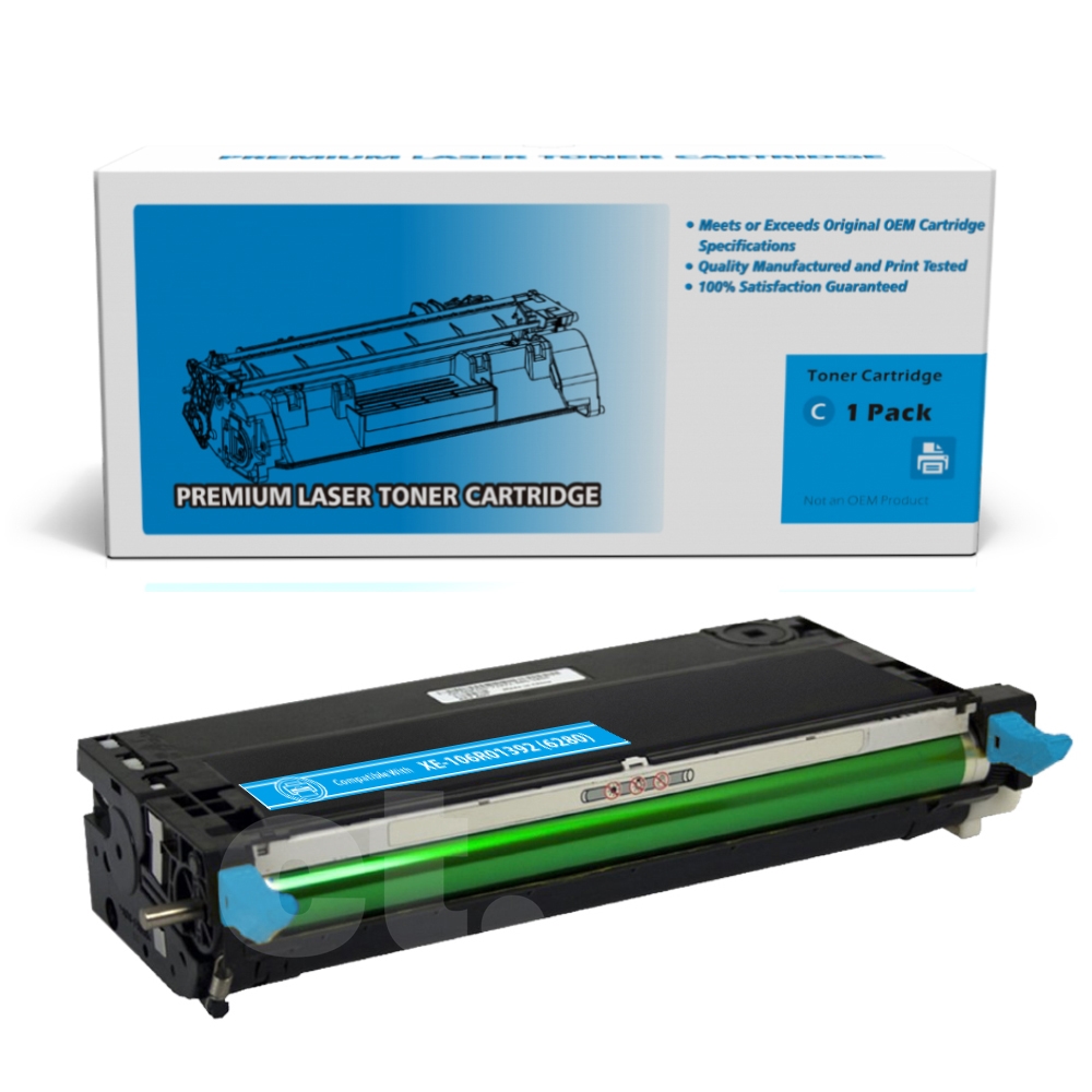 Xerox 106R01392 (6280) Remanufactured Cyan High Yield Toner Cartridge -1 Pack