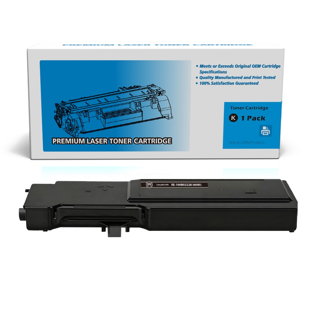 Xerox 106R02228 (6600) Compatible Black High Yield Toner Cartridge -1 Pack