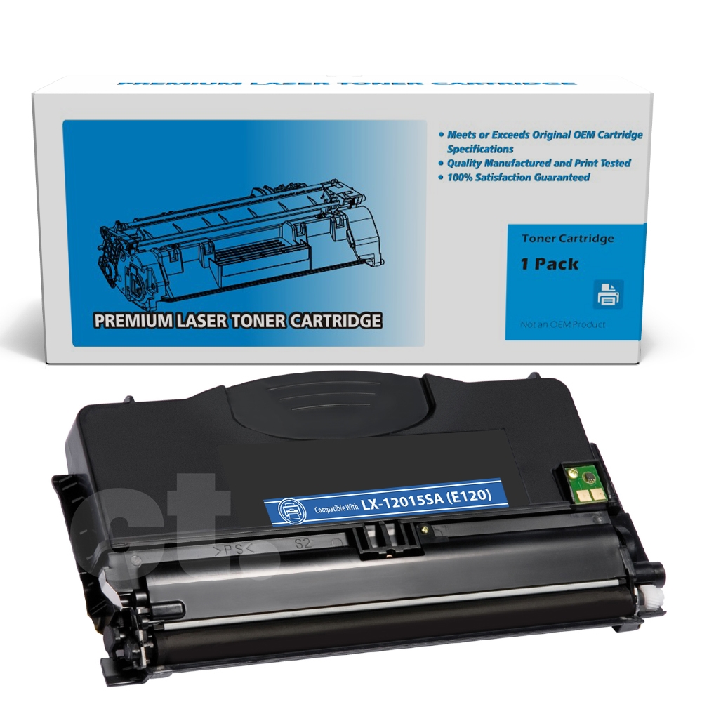 Lexmark 12015SA (E120) Remanufactured Black Standard Yield Toner Cartridge -1 Pack