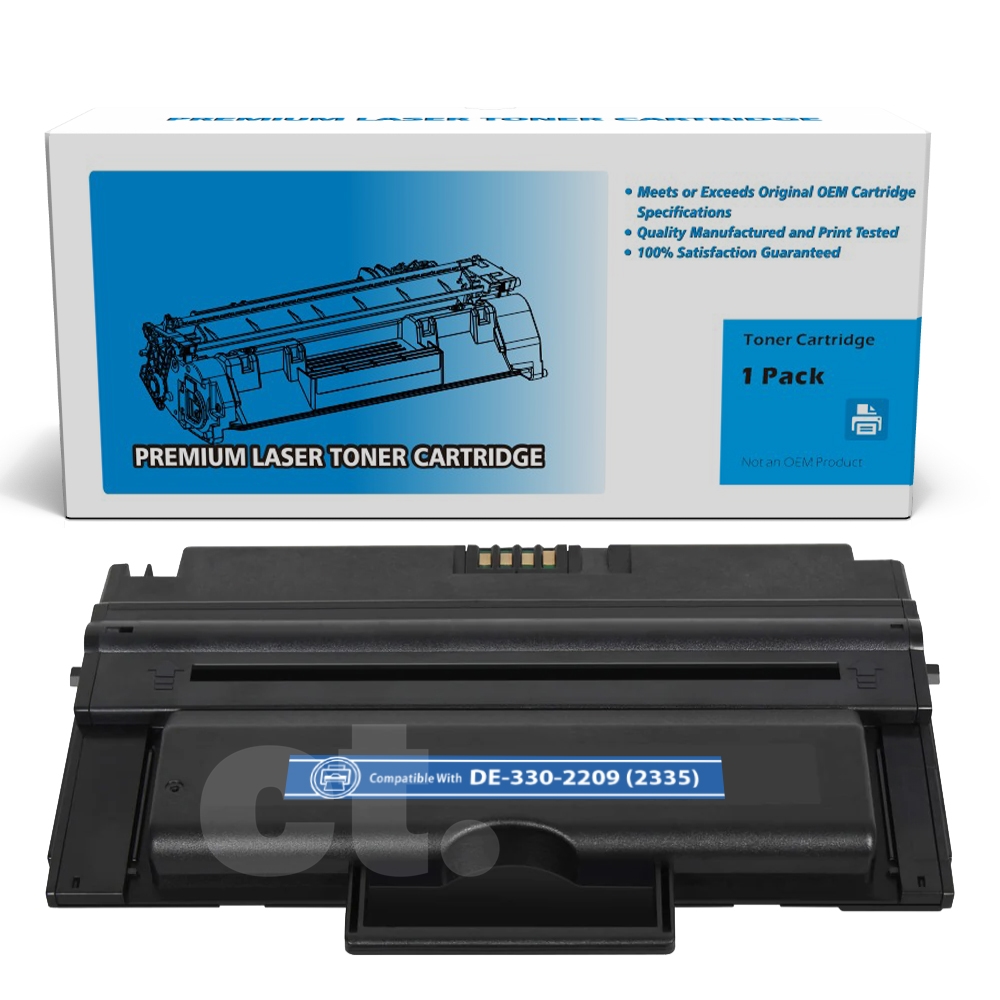 Dell 330-2209 HX756 NX994 DE2335 Compatible Black High Yield Toner Cartridge -1 Pack