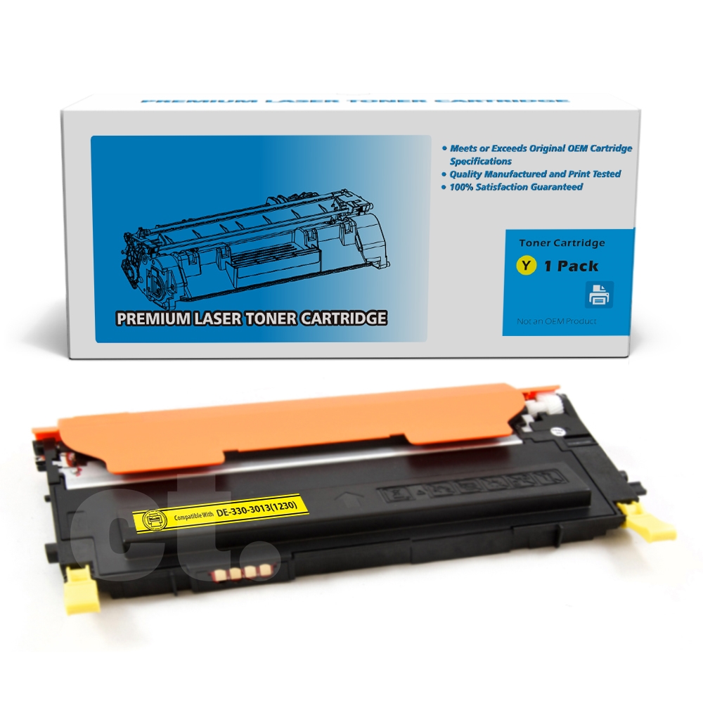 Dell 330-3013 M127K F479K Compatible Yellow Standard Yield Toner Cartridge -1 Pack