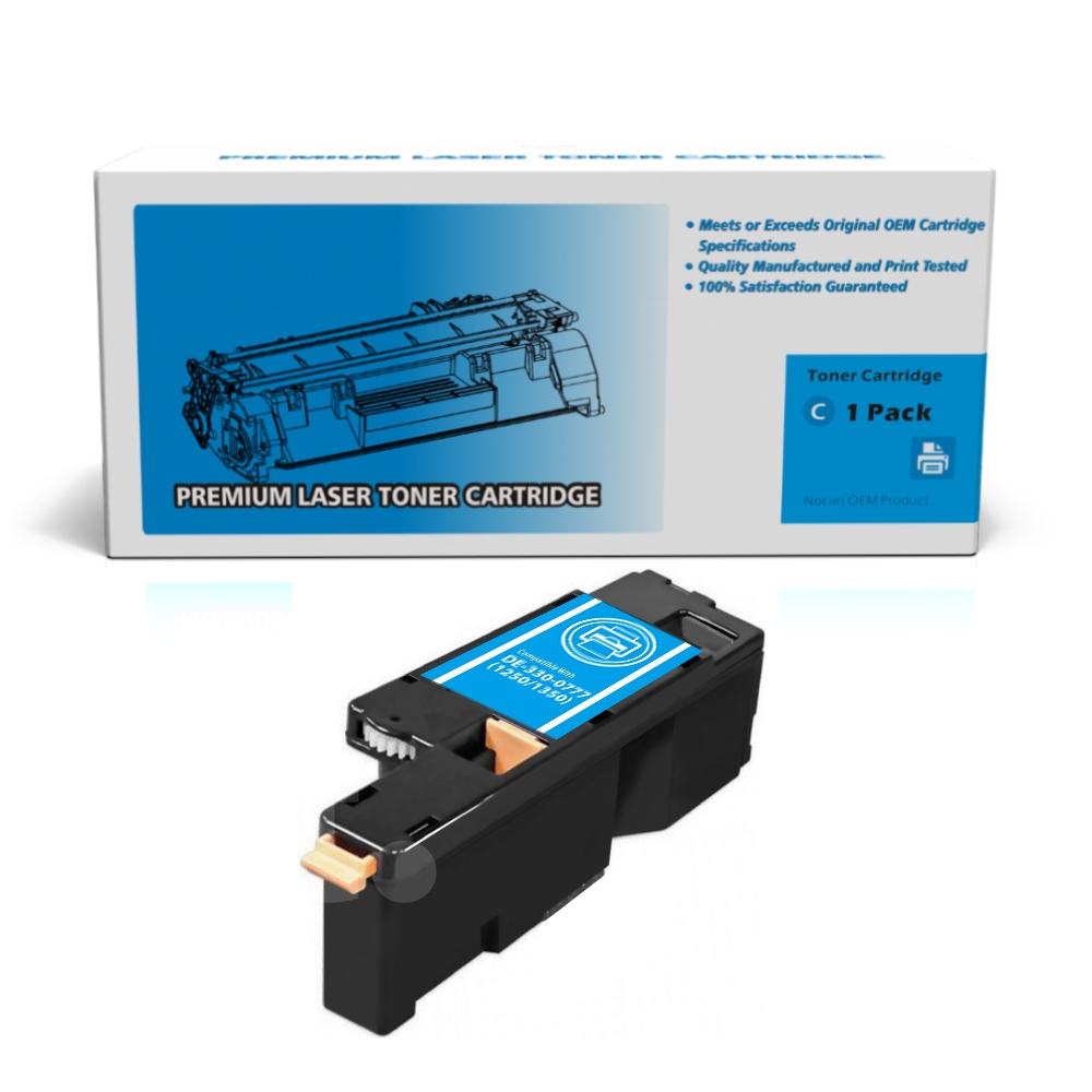Dell 331-0777 FYFKF Compatible Cyan High Yield Toner Cartridge -1 Pack