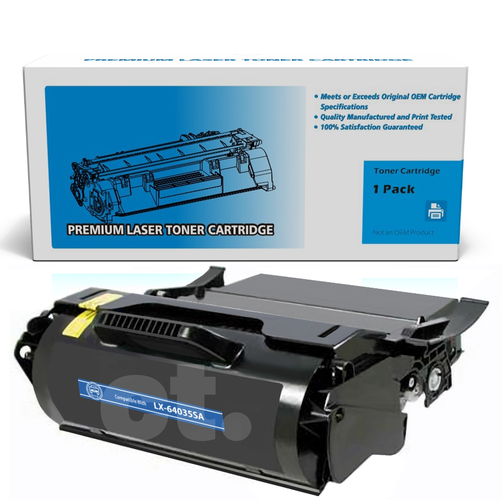Lexmark 64035SA (T640) Remanufactured Black Standard Yield Toner Cartridge -1 Pack