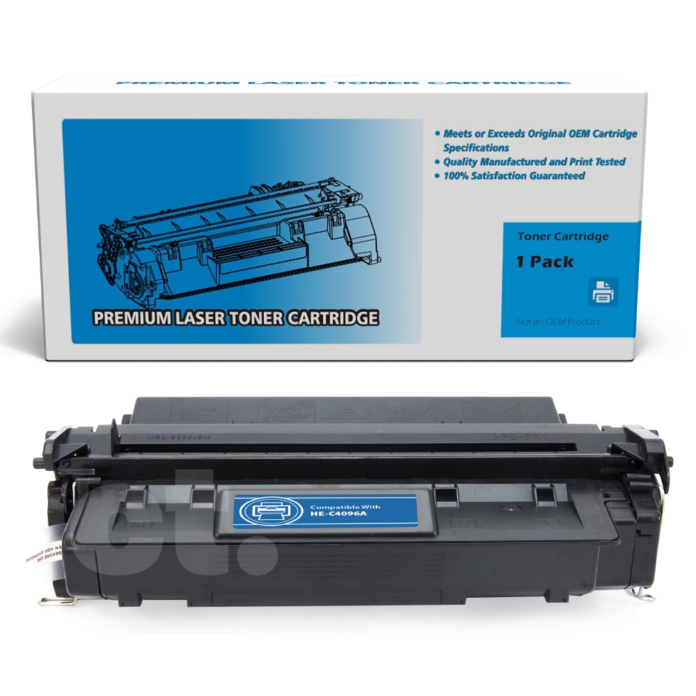 HP C4096A 96A Compatible Black Standard Yield Toner Cartridge -1 Pack