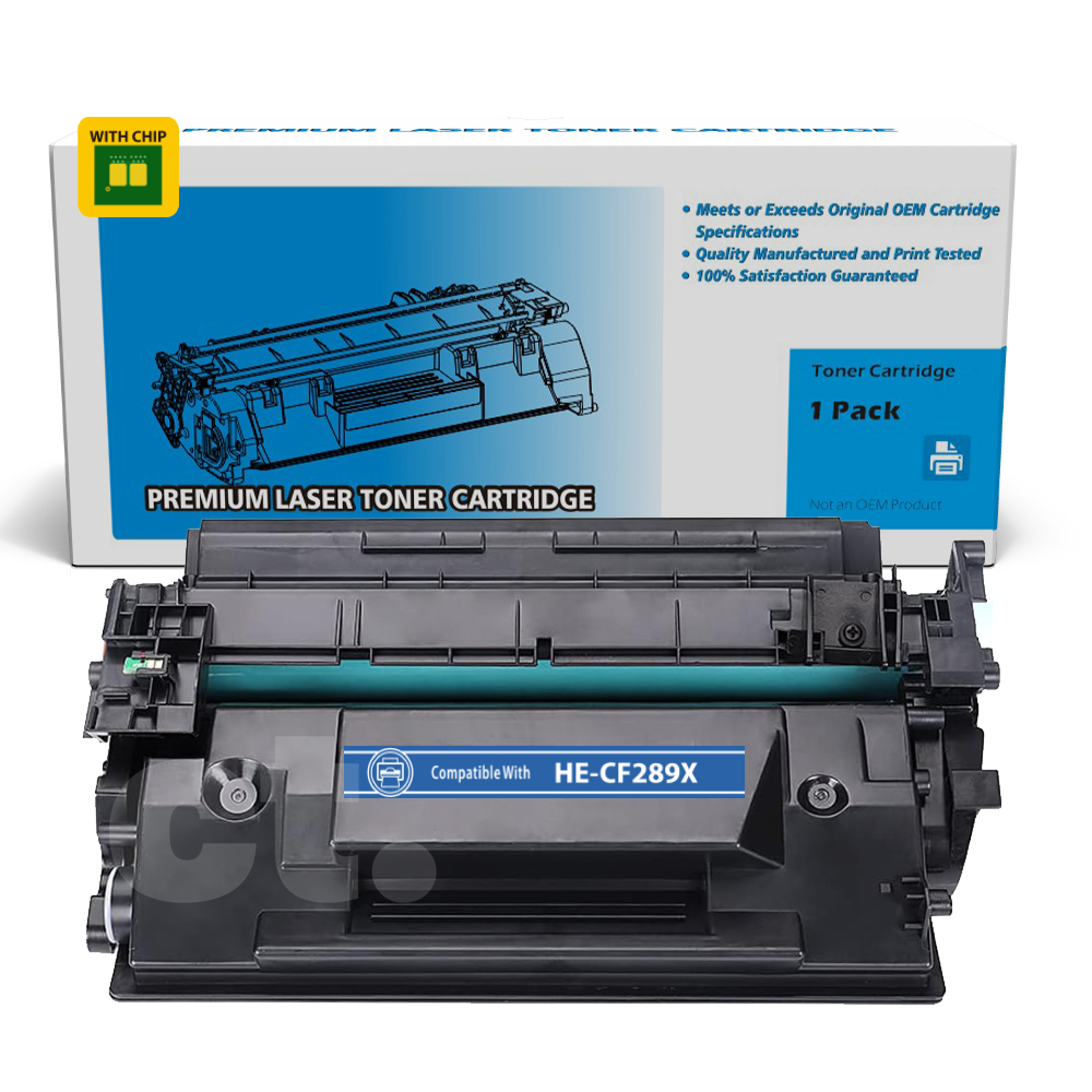 [With Chip] HP CF289X Compatible Black High Yield Toner Cartridge - 1 Pack