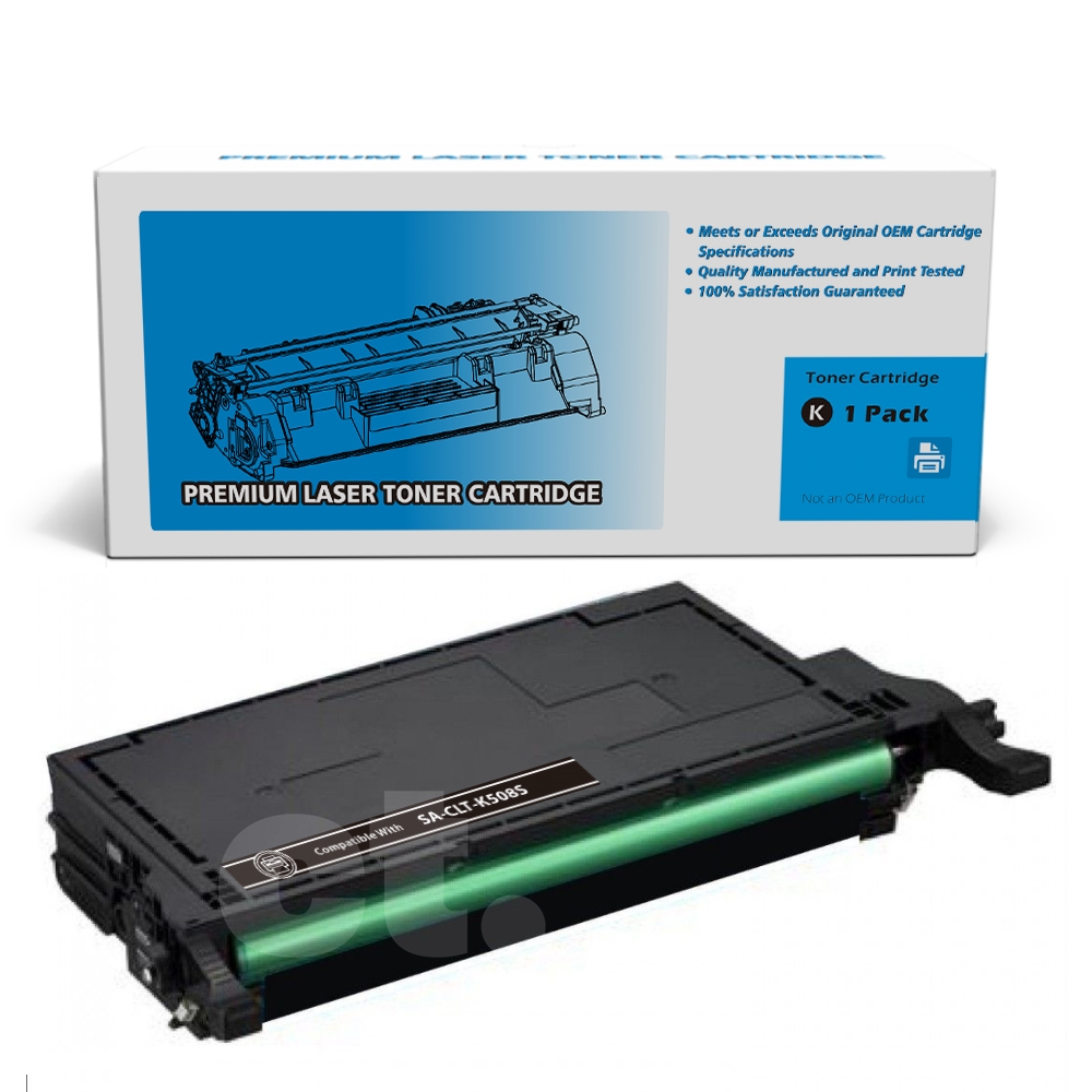 Samsung CLT-K508L Remanufactured Black Standard Yield Toner Cartridge -1 Pack