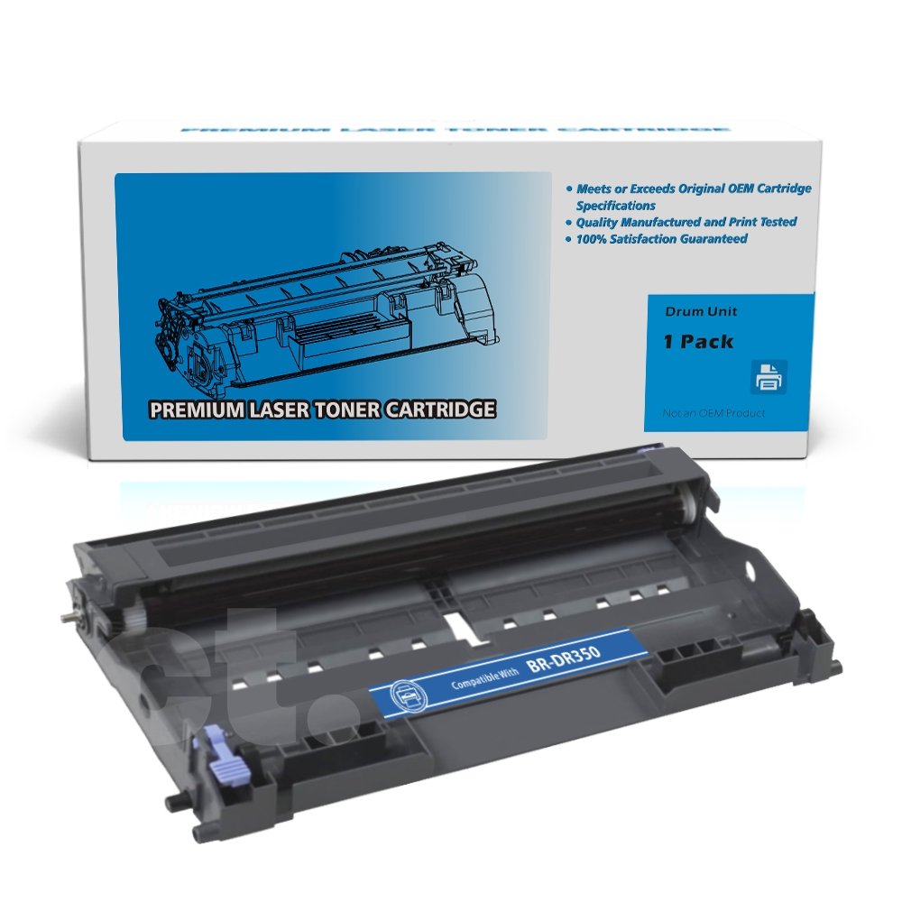 Brother DR-350 DR350 Compatible Black Standard Yield Drum Imaging Unit -1 Pack