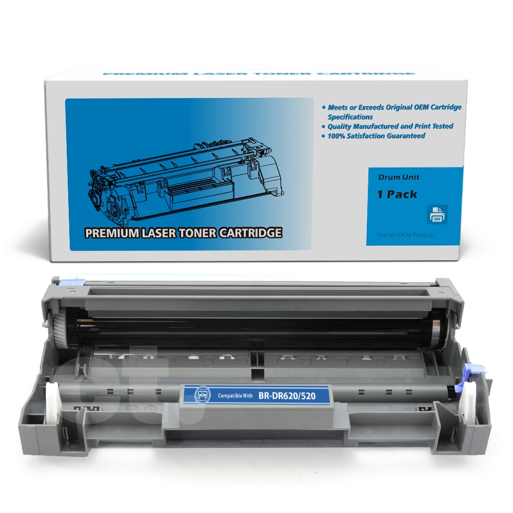 Brother DR-620 DR-520 DR620 DR520 Compatible Black Standard Yield Drum Imaging Unit -1 Pack