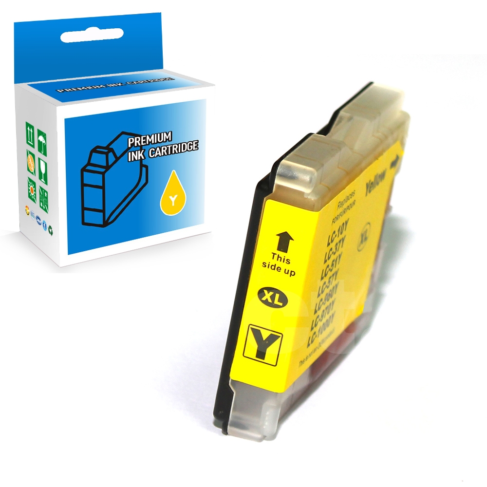 Brother LC51XL Compatible Yellow High Yield Ink Cartridge -1 Pack
