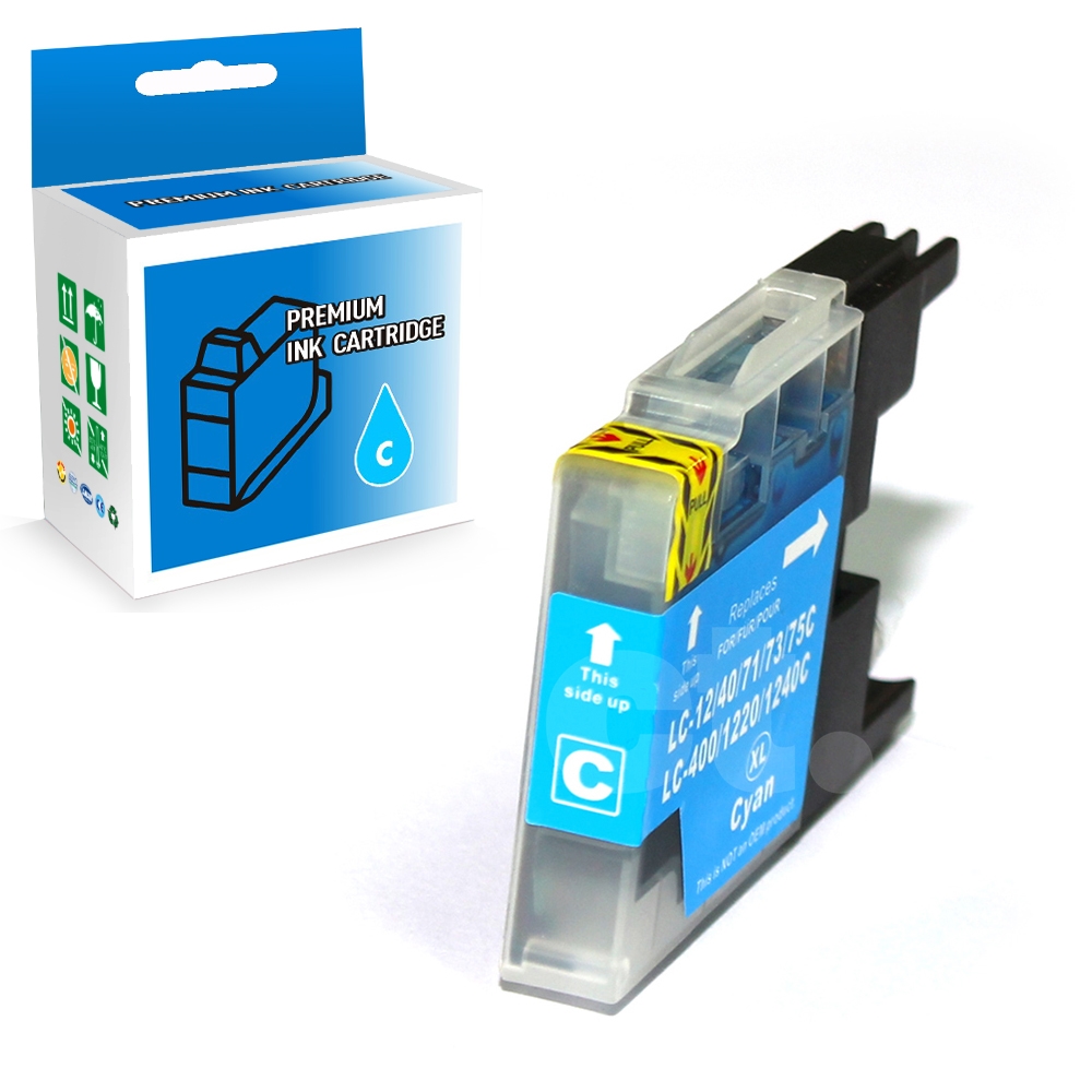 Brother LC71 Compatible Cyan Standard Yield Ink Cartridge -1 Pack