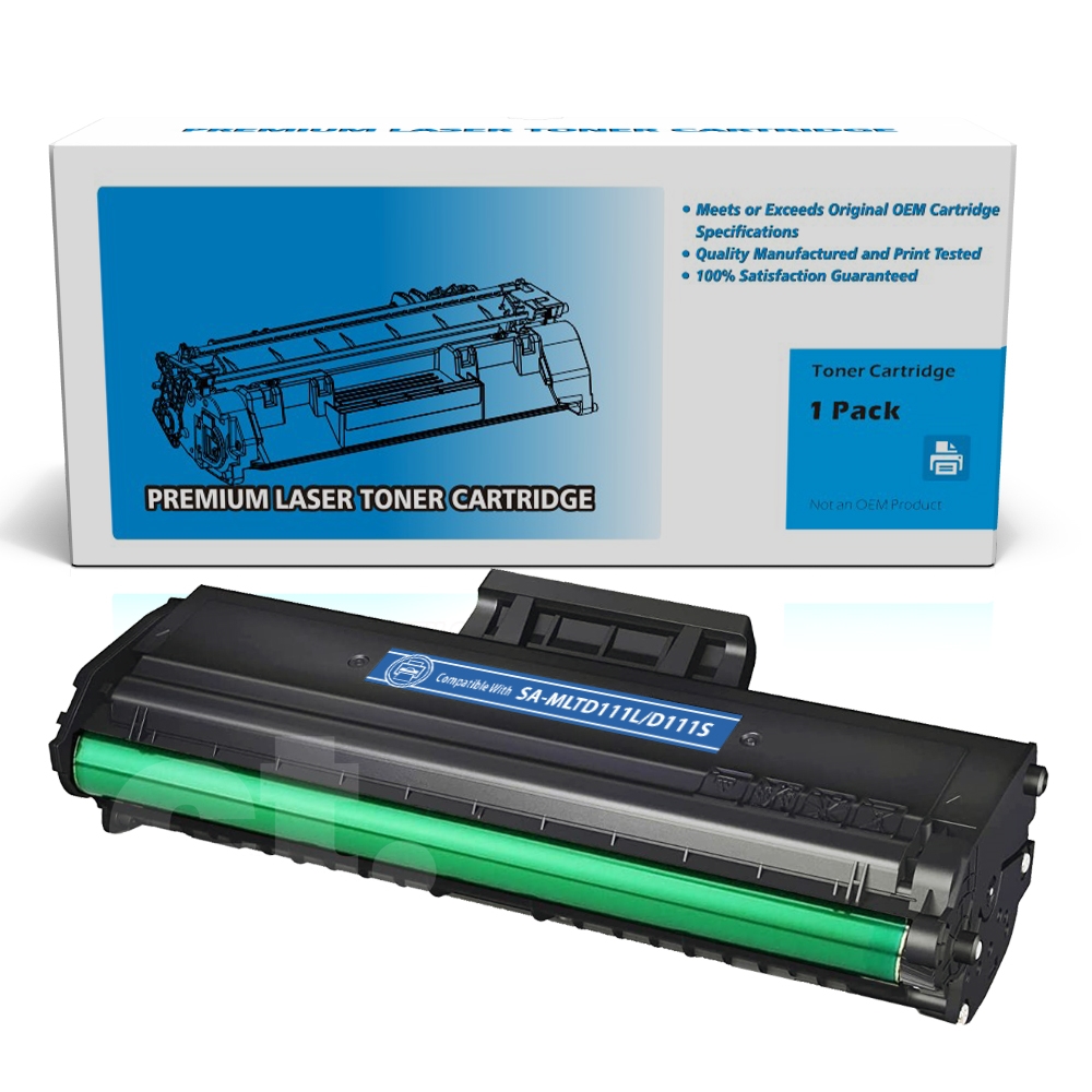 Samsung MLT-D111L MLT-D111S MLTD111L Compatible Black High Yield Toner Cartridge -1 Pack