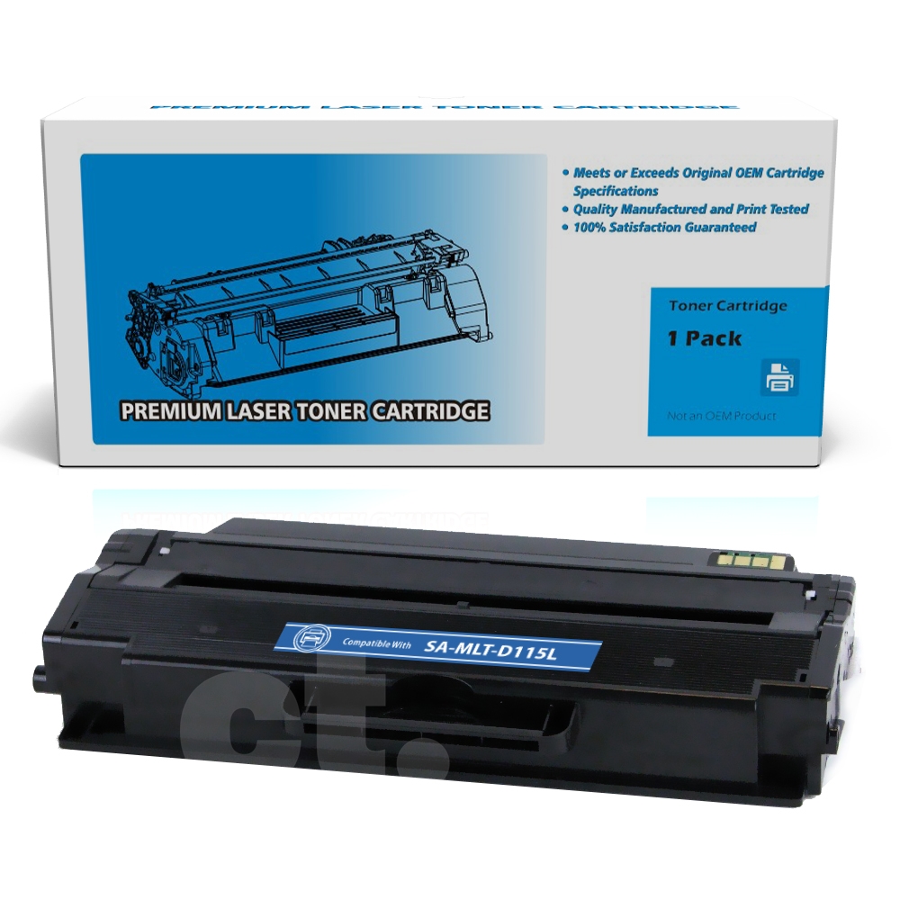 Samsung MLT-D115L MLTD115L Compatible Black High Yield Toner Cartridge -1 Pack