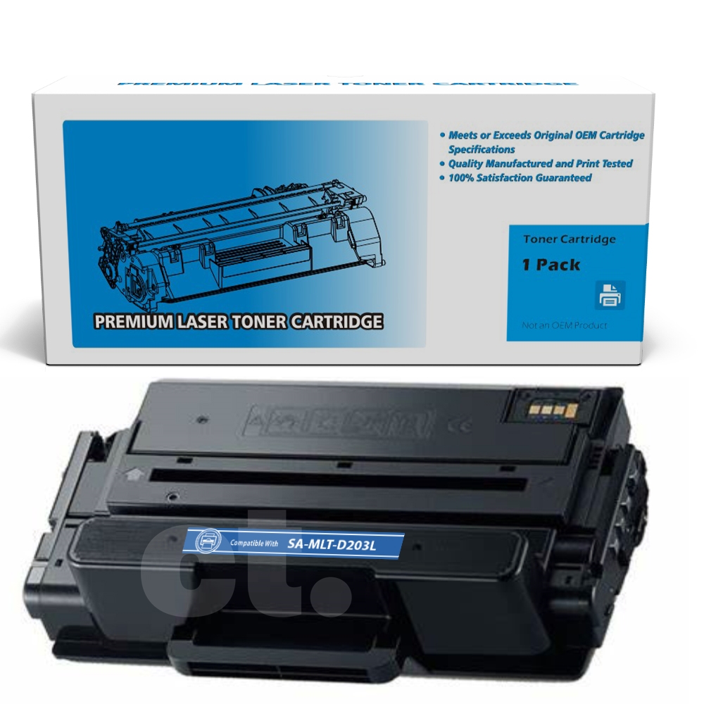 Samsung MLT-D203L MLTD203L Compatible Black High Yield Toner Cartridge -1 Pack