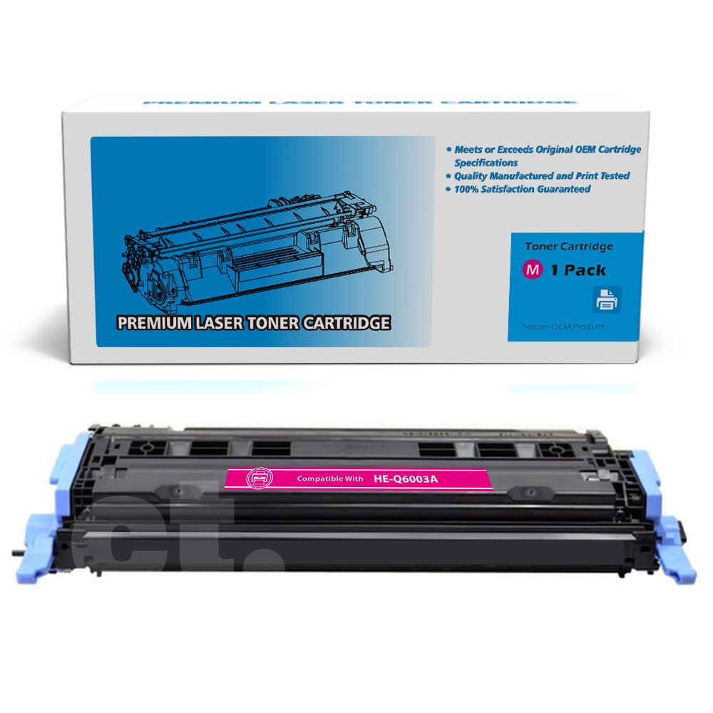 HP Q6003A 124A Remanufactured Magenta Standard Yield Toner Cartridge -1 Pack