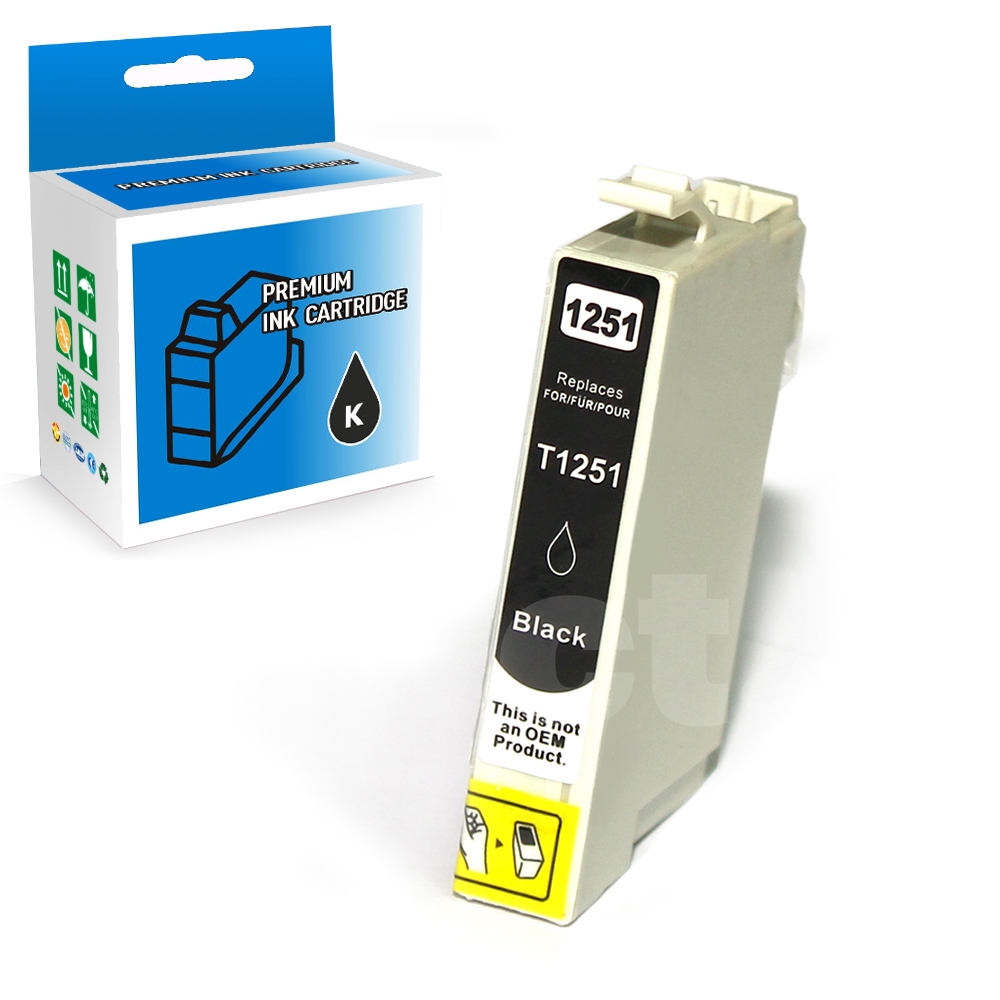 Epson T125120 125 Compatible Black Standard Yield Ink Cartridge -1 Pack
