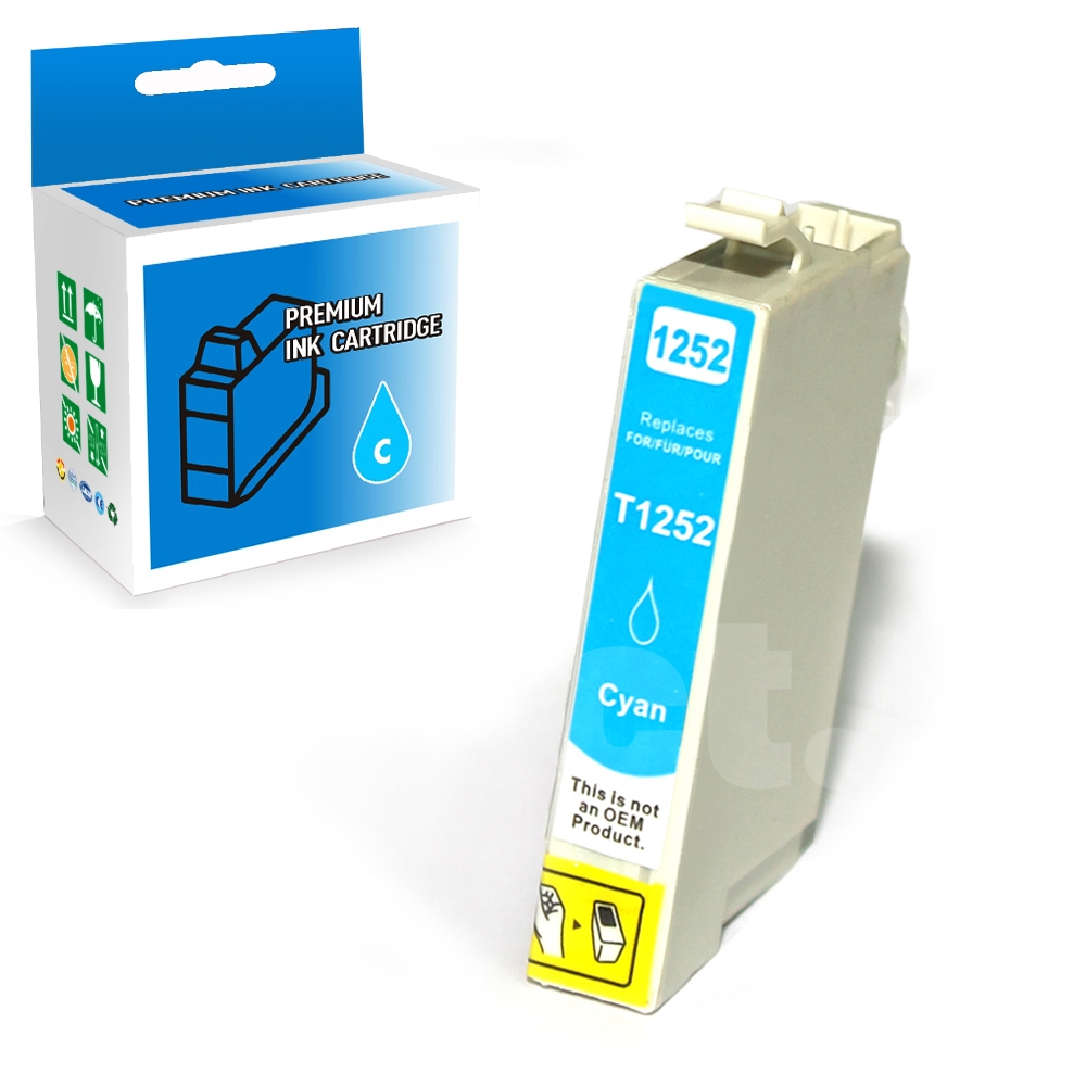 Epson T125220 125 Compatible Cyan Standard Yield Ink Cartridge -1 Pack