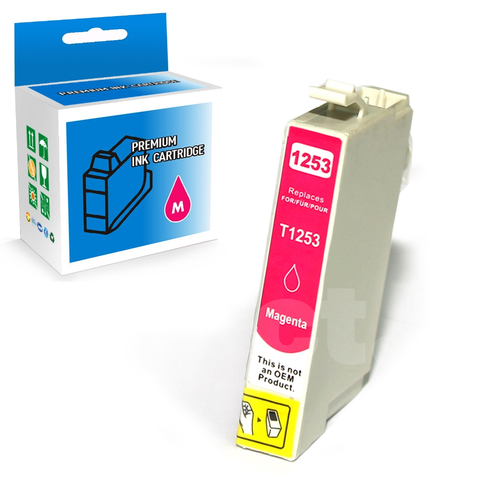 Epson T125320 125 Compatible Magenta Standard Yield Ink Cartridge -1 Pack