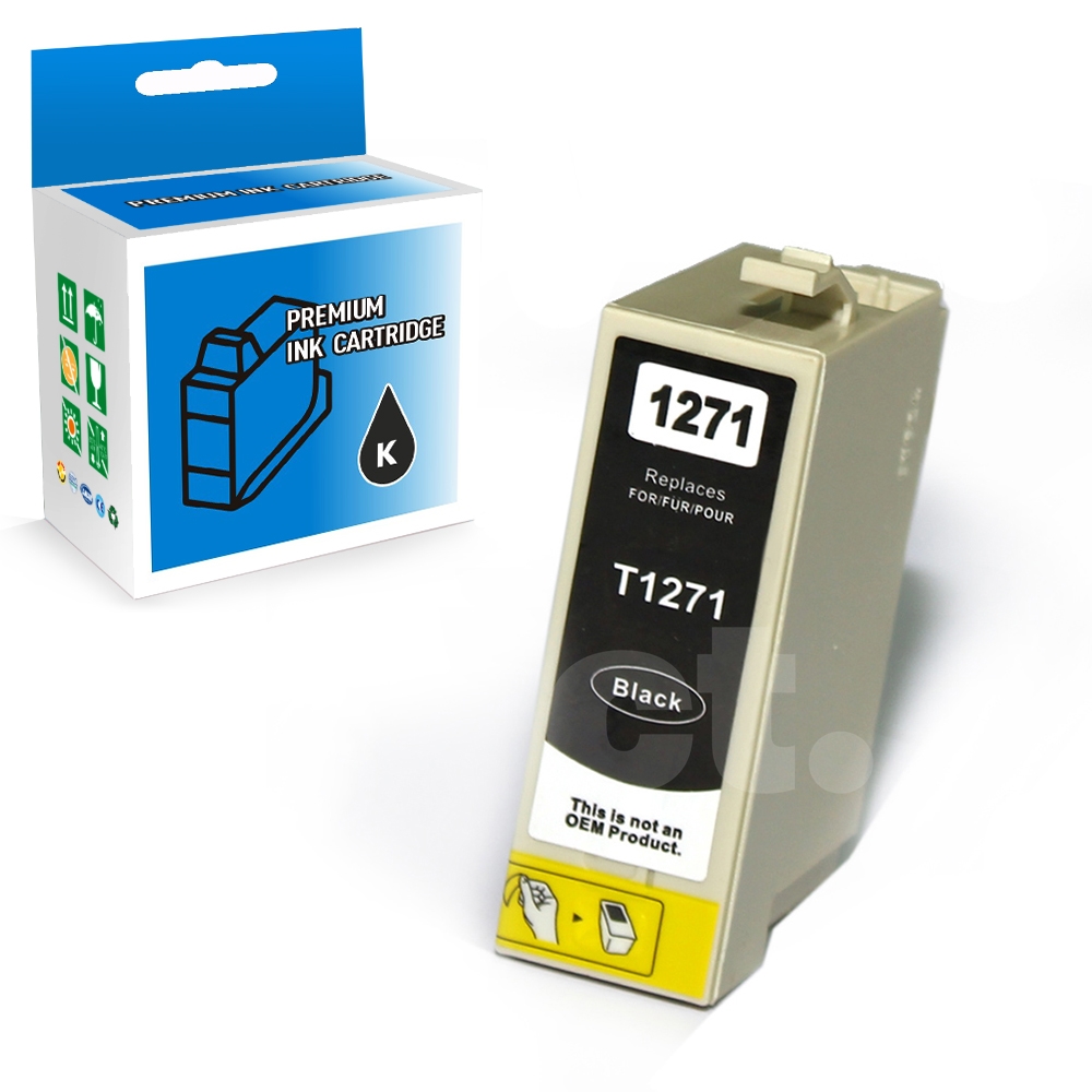 Epson T127XL Compatible Black High Yield Ink Cartridge -1 Pack