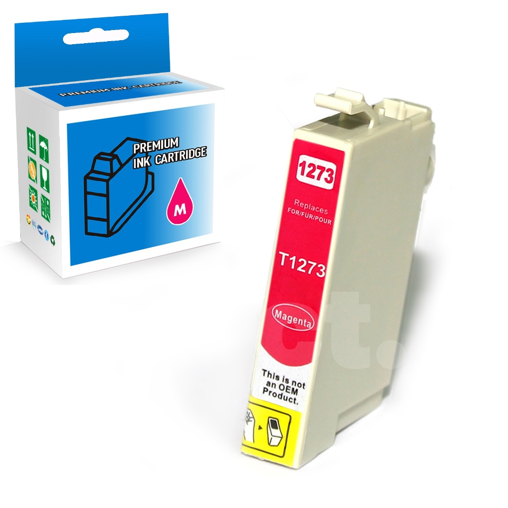 Epson T127XL Compatible Magenta High Yield Ink Cartridge -1 Pack