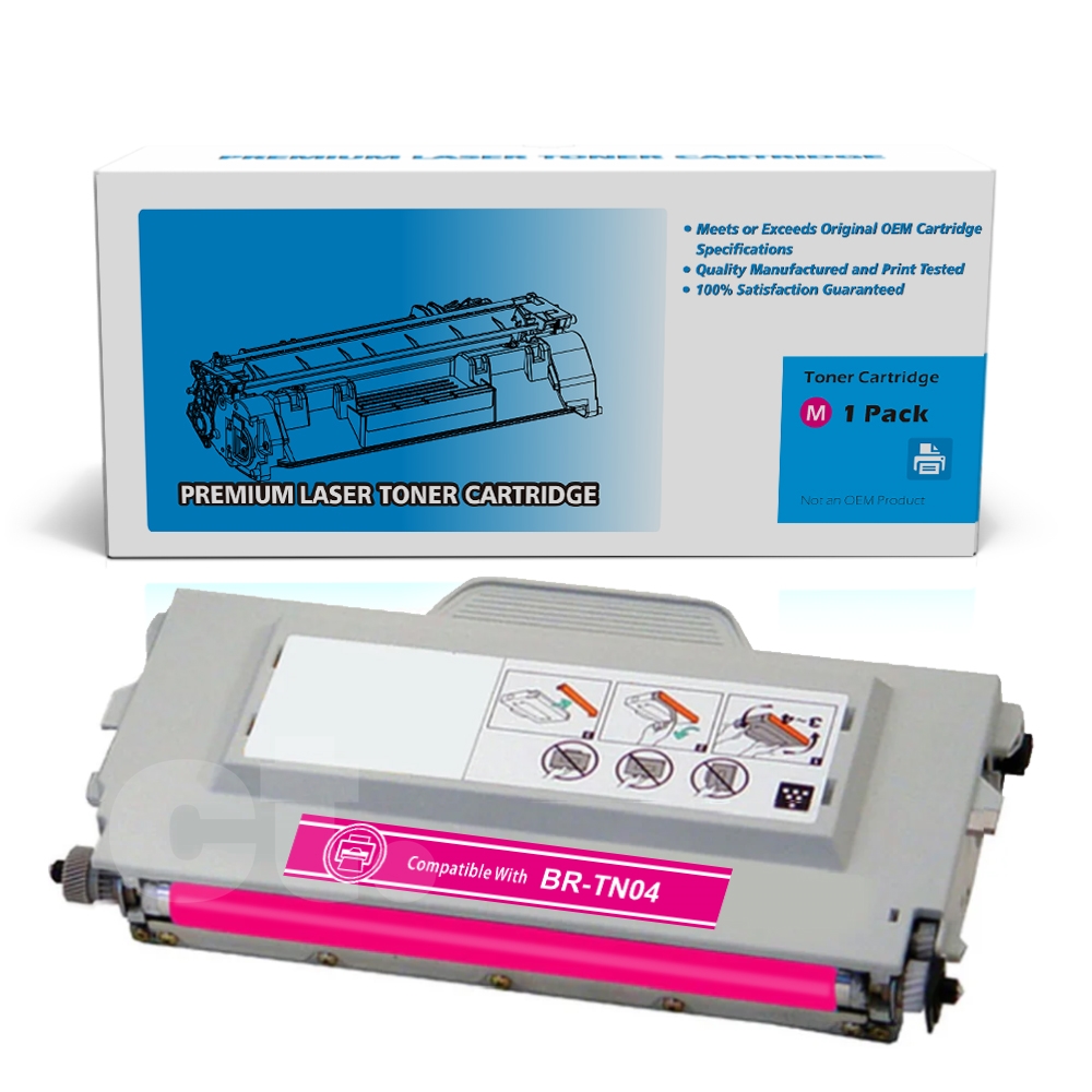 Brother TN-04 TN04 Remanufactured Magenta Standard Yield Toner Cartridge -1 Pack