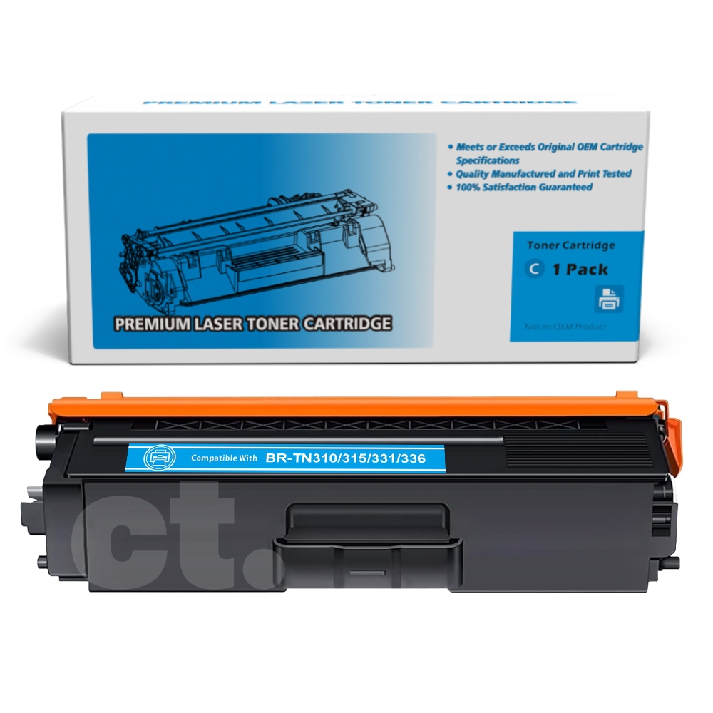 Brother TN-336 TN336 TN-315 TN315 Compatible Cyan High Yield Toner Cartridge -1 Pack