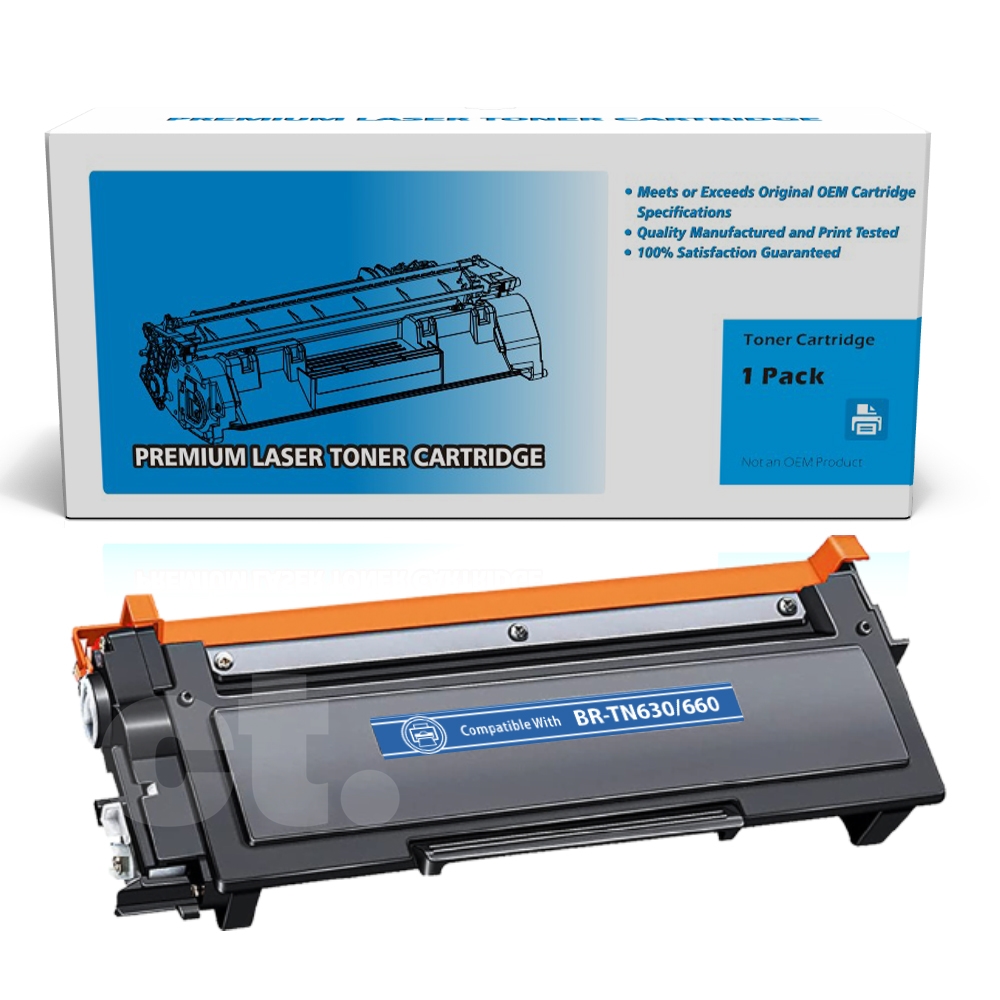 Brother TN-660 TN660 Compatible Black High Yield Toner Cartridge -1 Pack