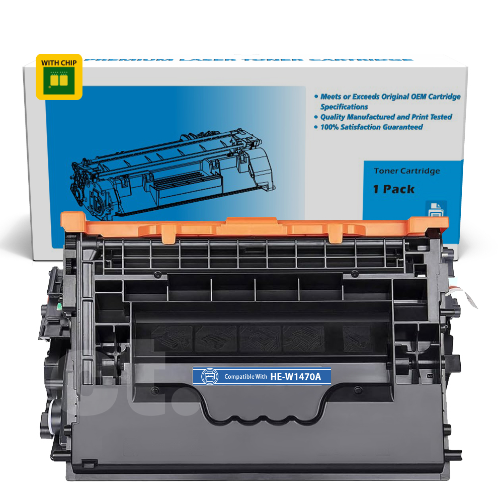 [With Chip] HP W1470A 147A Compatible Black Standard Yield Toner Cartridge - 1 Pack