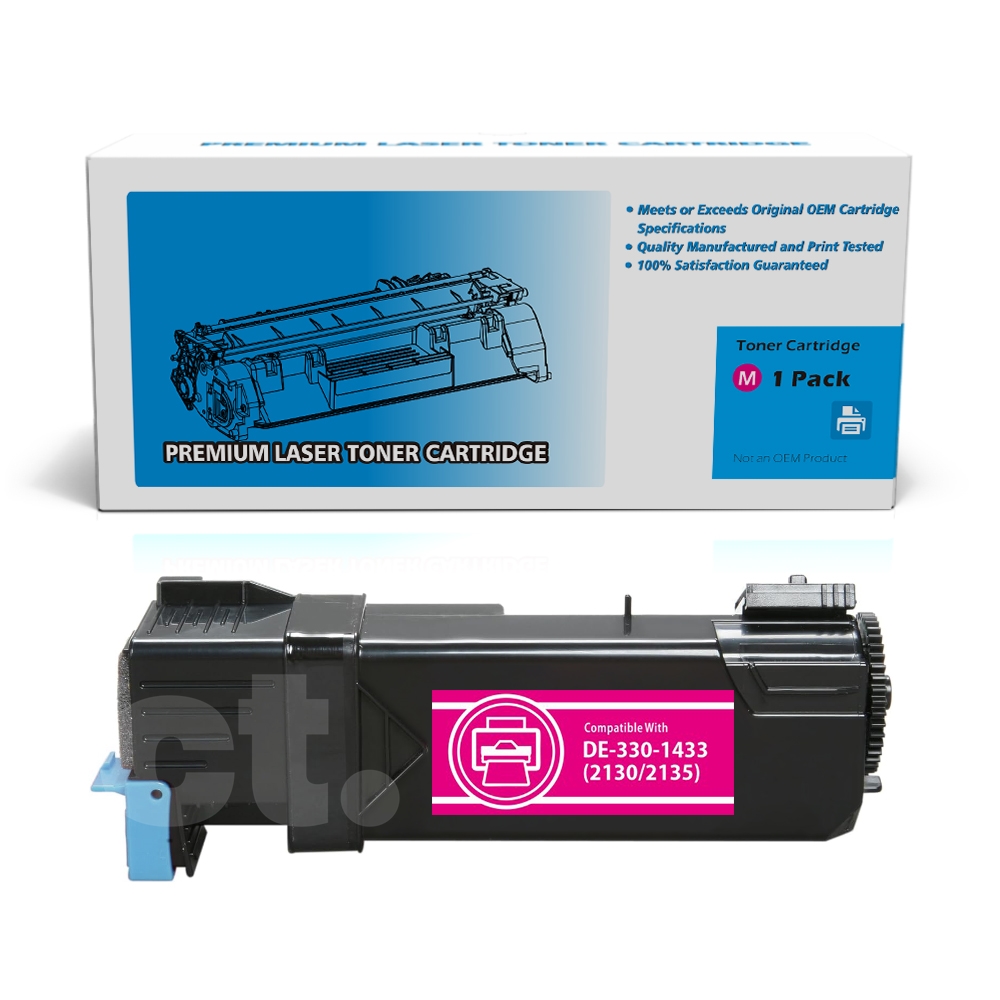 Dell 330-1439 T109C 2130 Compatible Magenta Toner Cartridge Standard Yield  - 1 Pack
