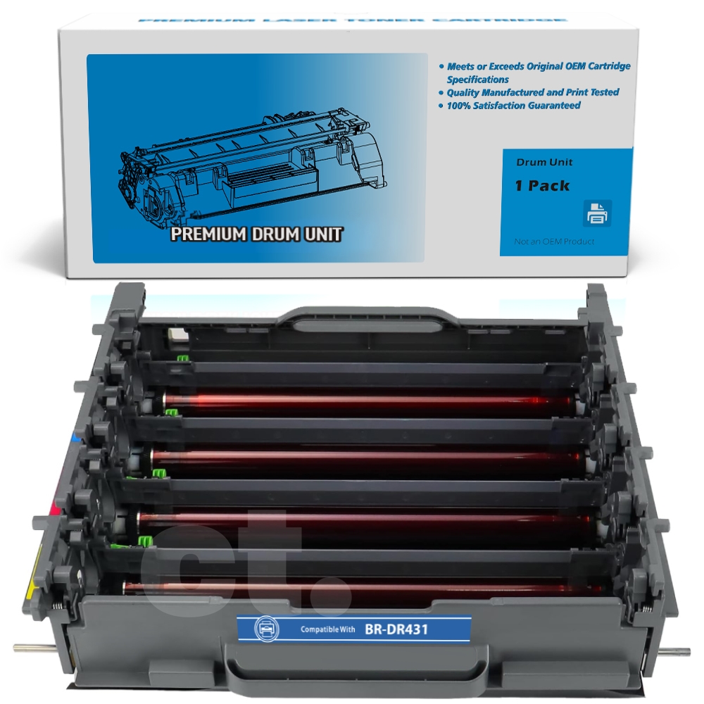 Brother DR-431CL DR431CL Remanufactured BK/C/M/Y Drum Imaging Unit Standard Yield  - 1 Pack