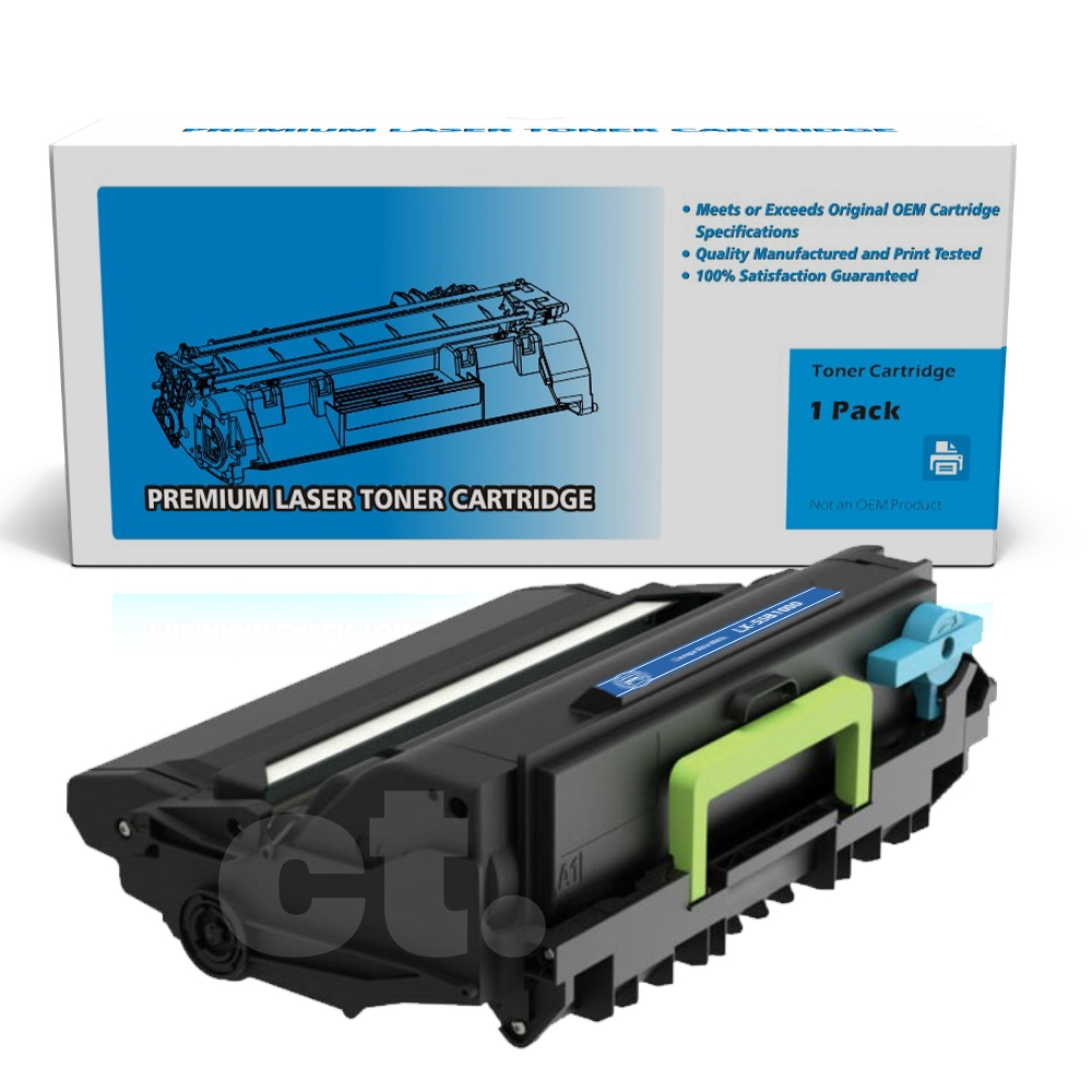 [With Chip] Lexmark 55B1000  Remanufactured Black Standard Yield Toner Cartridge  - 1 Pack