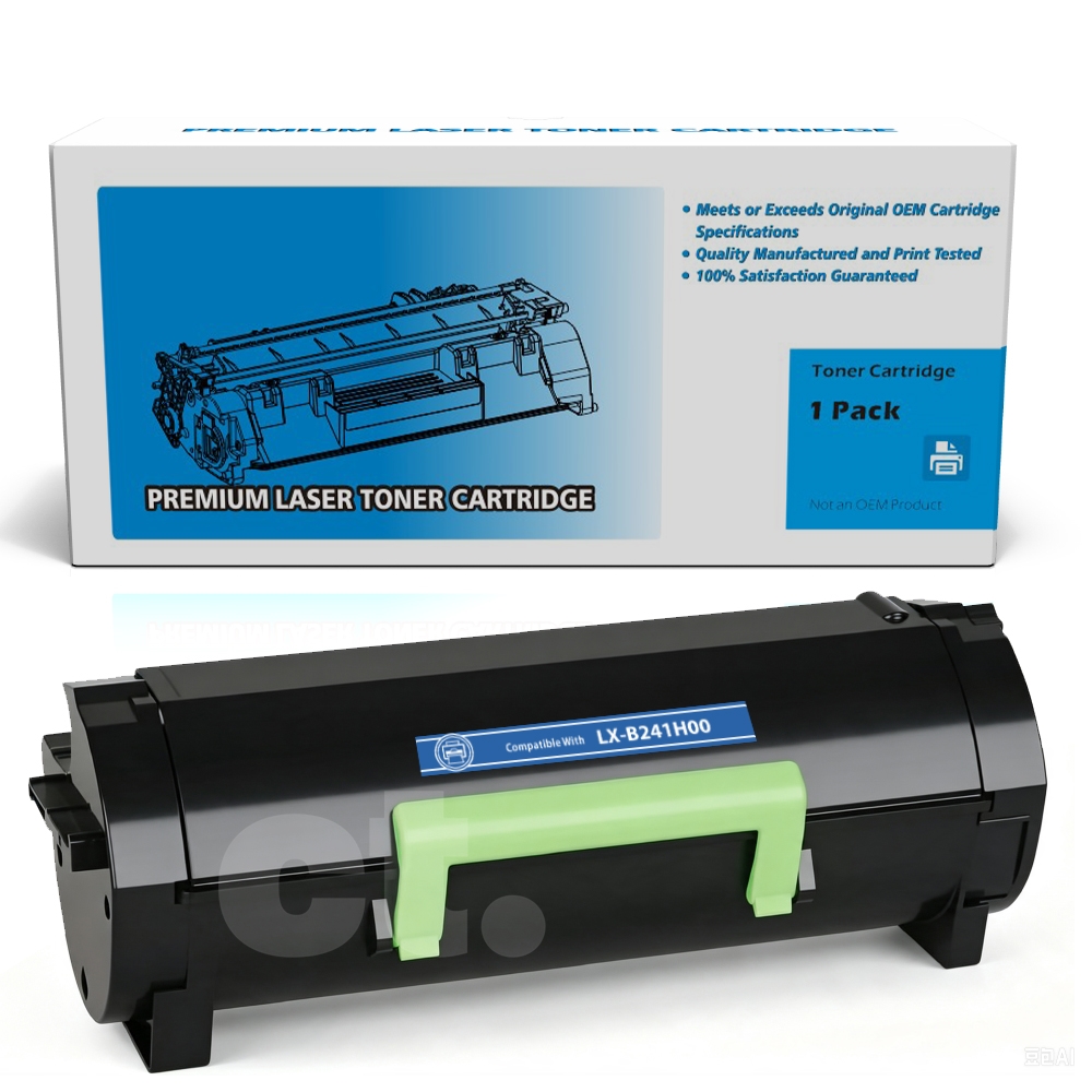 [With Chip] Lexmark B241H00 Compatible Black High Yield Toner Cartridge - 1 Pack