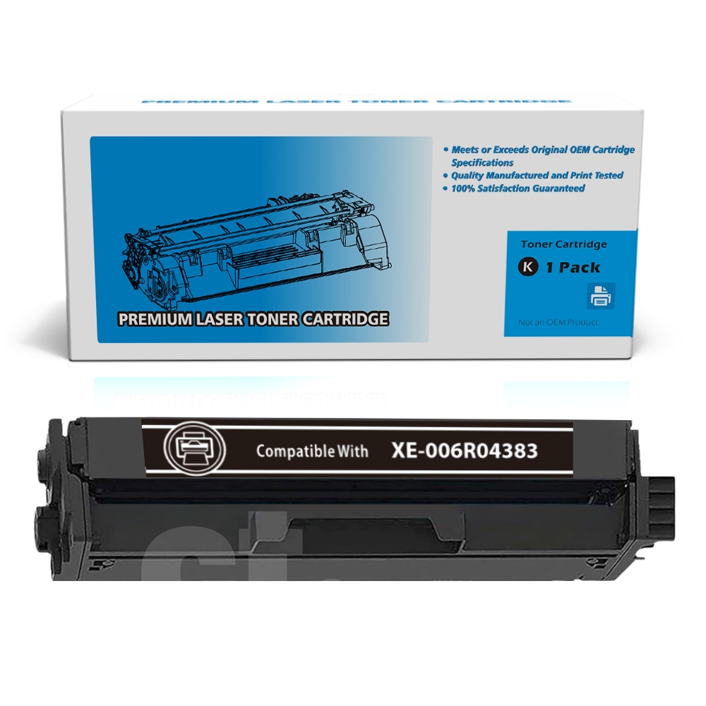 [With Chip] Xerox 006R04383 (C230 C235) Compatible Black Standard Yield Toner Cartridge - 1 Pack
