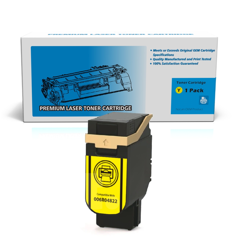 [With Chip] Xerox 006R04822 (C320 C325) Compatible Yellow Standard Yield Toner Cartridge - 1 Pack