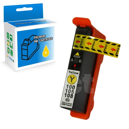 [164180417383] Lexmark 100XL Compatible Yellow High Yield Ink Cartridge -1 Pack