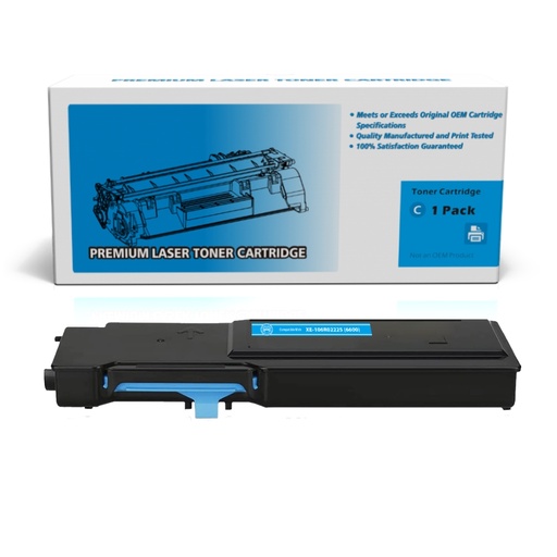 [162250213606] Xerox 106R02225 (6600) Compatible Cyan High Yield Toner Cartridge -1 Pack