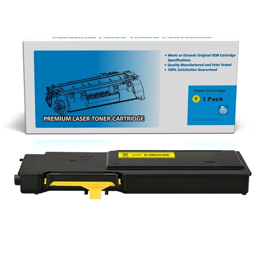 [162250413624] Xerox 106R02227 (6600) Compatible Yellow High Yield Toner Cartridge -1 Pack
