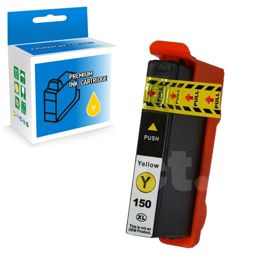 [164180417635] Lexmark 150XL Compatible Yellow High Yield Ink Cartridge -1 Pack