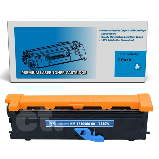 [162160119739] Konica-Minolta 1710566-001 (1300/1350) Compatible Black Standard Yield Toner Cartridge -1 Pack