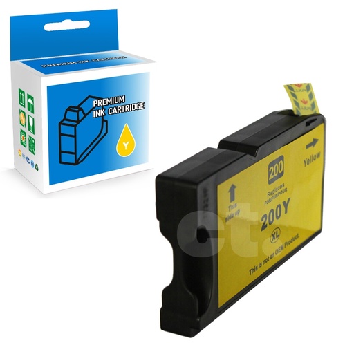 [164180417703] Lexmark 200XL Compatible Yellow High Yield Ink Cartridge -1 Pack