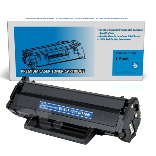 [162120110899] Dell 331-7335 HF442 B1160 Compatible Black Standard Yield Toner Cartridge -1 Pack