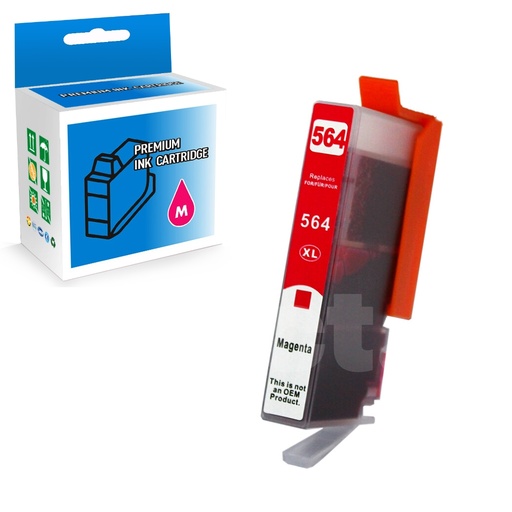 [164140315612] HP 564XL CB324WC Compatible Magenta High Yield Ink Cartridge -1 Pack