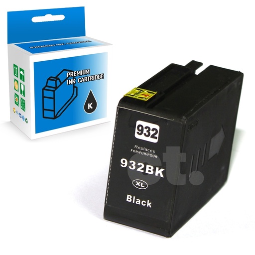 [164140115748] HP 932XL CN053AN Compatible Black High Yield Ink Cartridge -1 Pack