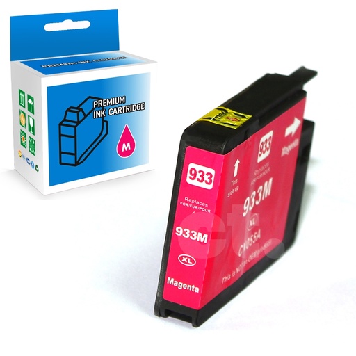 [164140315766] HP 933XL CN055AN Compatible Magenta High Yield Ink Cartridge -1 Pack