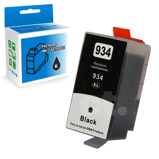 [164140115786] HP 934XL C2P19AN Compatible Black High Yield Ink Cartridge -1 Pack