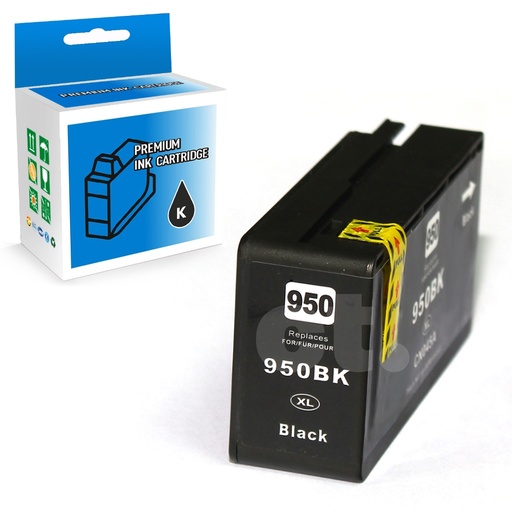 [164140115861] HP 950XL CN045AN Compatible Black High Yield Ink Cartridge -1 Pack