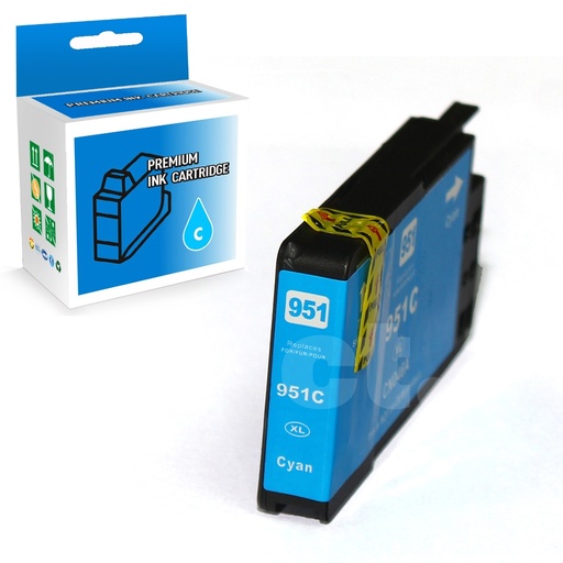 [164140215875] HP 951XL CN046AN Compatible Cyan High Yield Ink Cartridge -1 Pack